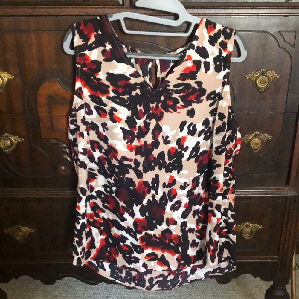 DKNY sleeveless blouse